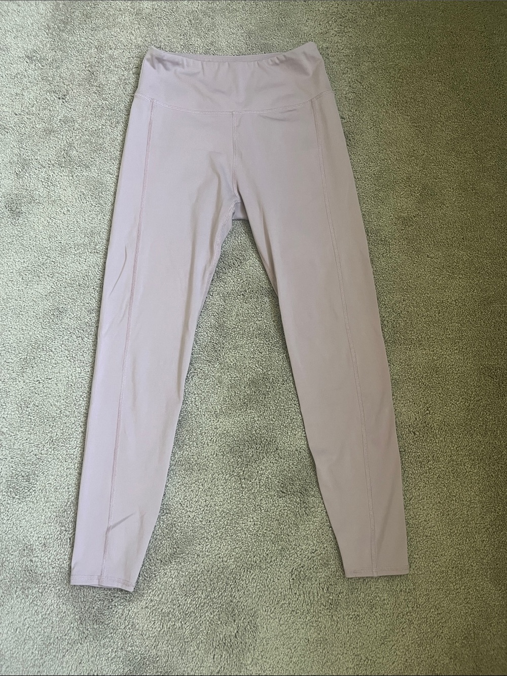 Light Mauve High-Waist Workout Leggings